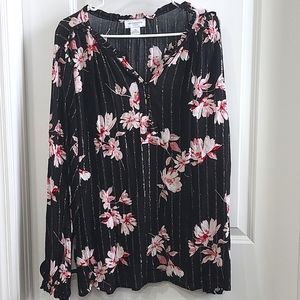 NWOT Liz Claiborne Women's Floral Blouse